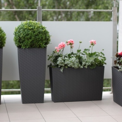 VASO RATTAN 40*40*75CM