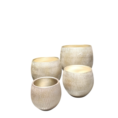 Vaso Veneza Ouro Claro