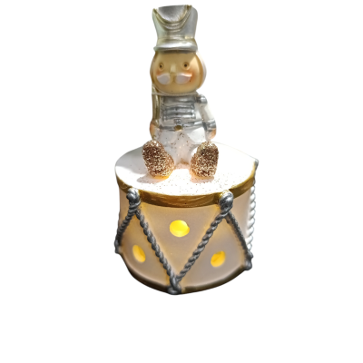 Soldadinho com tambor led 9cm