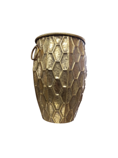 Metal Vaso Alto Ouro 30x44cm