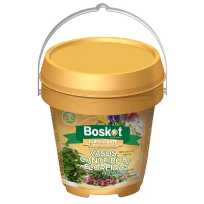 Adubo Boskot Vasos, canteiros e floreiras 1 kg
