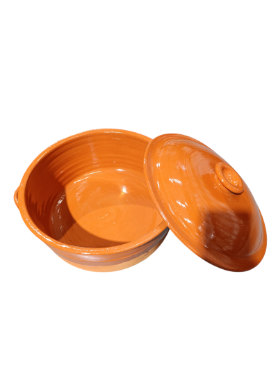 Tacho de Barro com Testo Vidrado