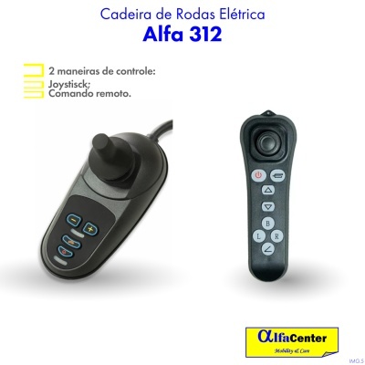 Cadeira de rodas elétrica Alfa 312