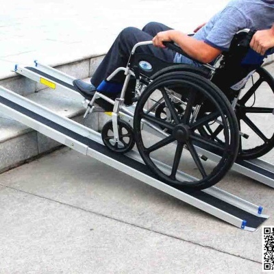 Rampa de alumínio telescópica com bolsa 213 X 19 X 5,6 cm - 10.6 kgs - Alfa 836