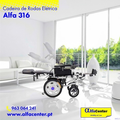 Cadeira de rodas elétrica Alfa 316