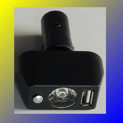 Lanterna 12v c/ saída USB - Alfa 842