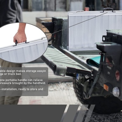 Rampa de alumínio dobrável e portátil 182 x 67 x 5 cm - 15 kgs - Alfa 839