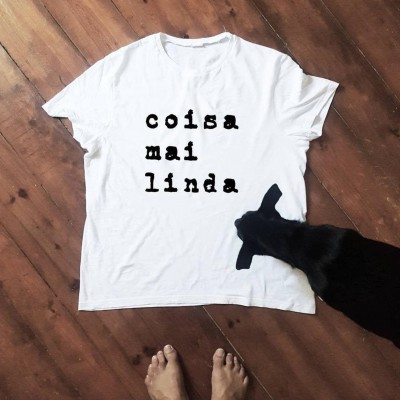 T-shirt 'coisa mai linda'