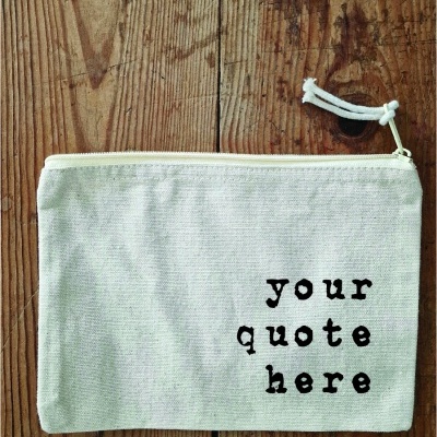 Bolsa personalizada com frase à sua escolha!