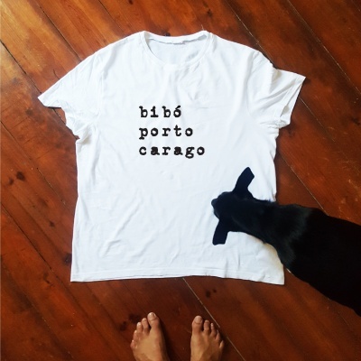 T-shirt 'bibó porto carago'