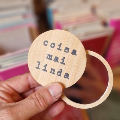 Espelho "Coisa mai linda"