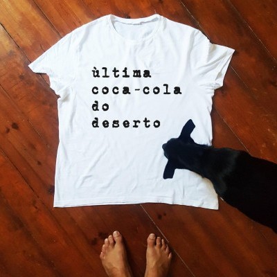 T-shirt 'última coca-cola do deserto'