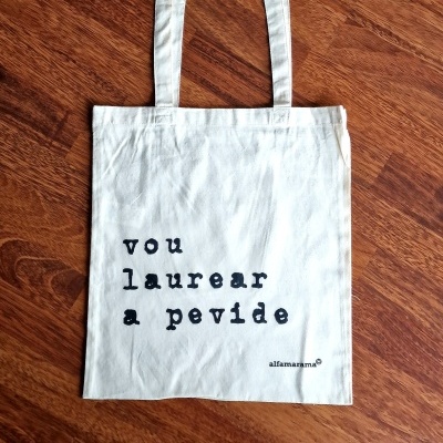 Saco 'vou laurear a pevide'