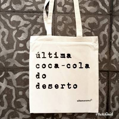 Saco 'última coca-cola do deserto'