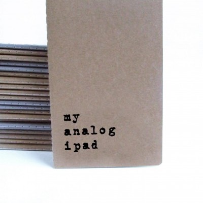 Caderno 'my analog ipad'