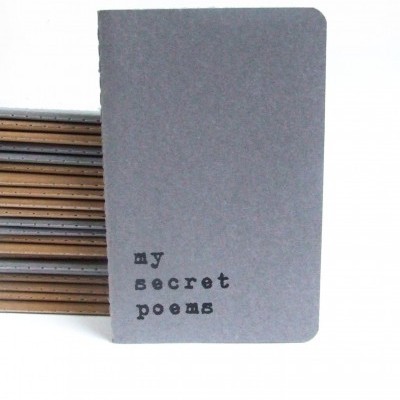 Caderno 'my secret poems'