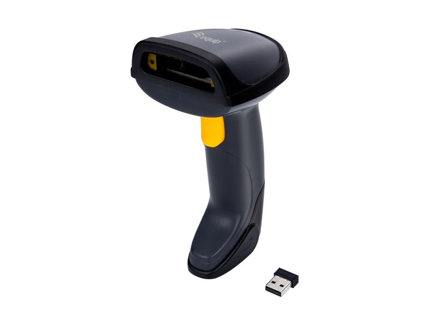 Equip Leitor de Código de Barras 1D Laser Wireless + Suporte