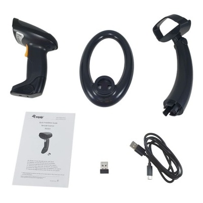 Equip Leitor de Código de Barras 1D Laser Wireless + Suporte