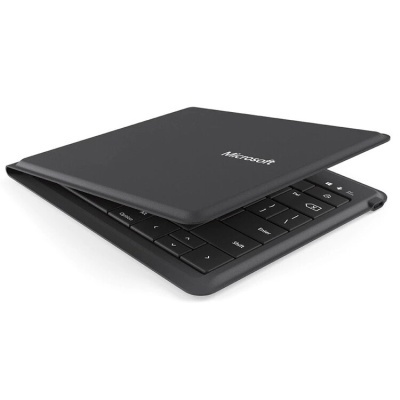 Teclado portátil Microsoft Universal Foldable Keyboard Bluetooth Charcoal
