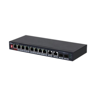 Dahua Technology PFS3210-8GT2GF-96 10-Port Unmanaged Desktop Gigabit Switch with 8-Port PoE