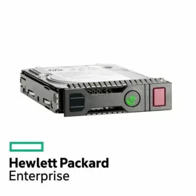 Disco rígido Hewlett Packard Enterprise preto e branco com indicadores verde e vermelho
