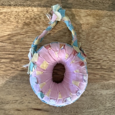 Rodilha ou sogra em tecido de algodão