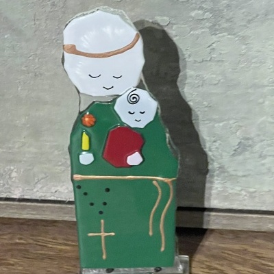 Santo António em Vidro