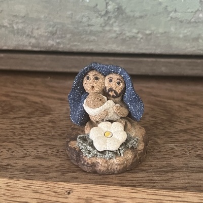 Presépio miniatura base redonda