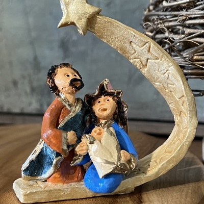 Presépio estrela em arco