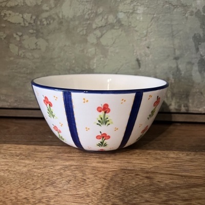 Taça pequena chita azul