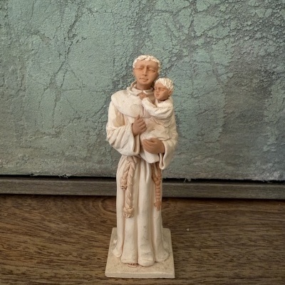 Santo António miniatura tradicional