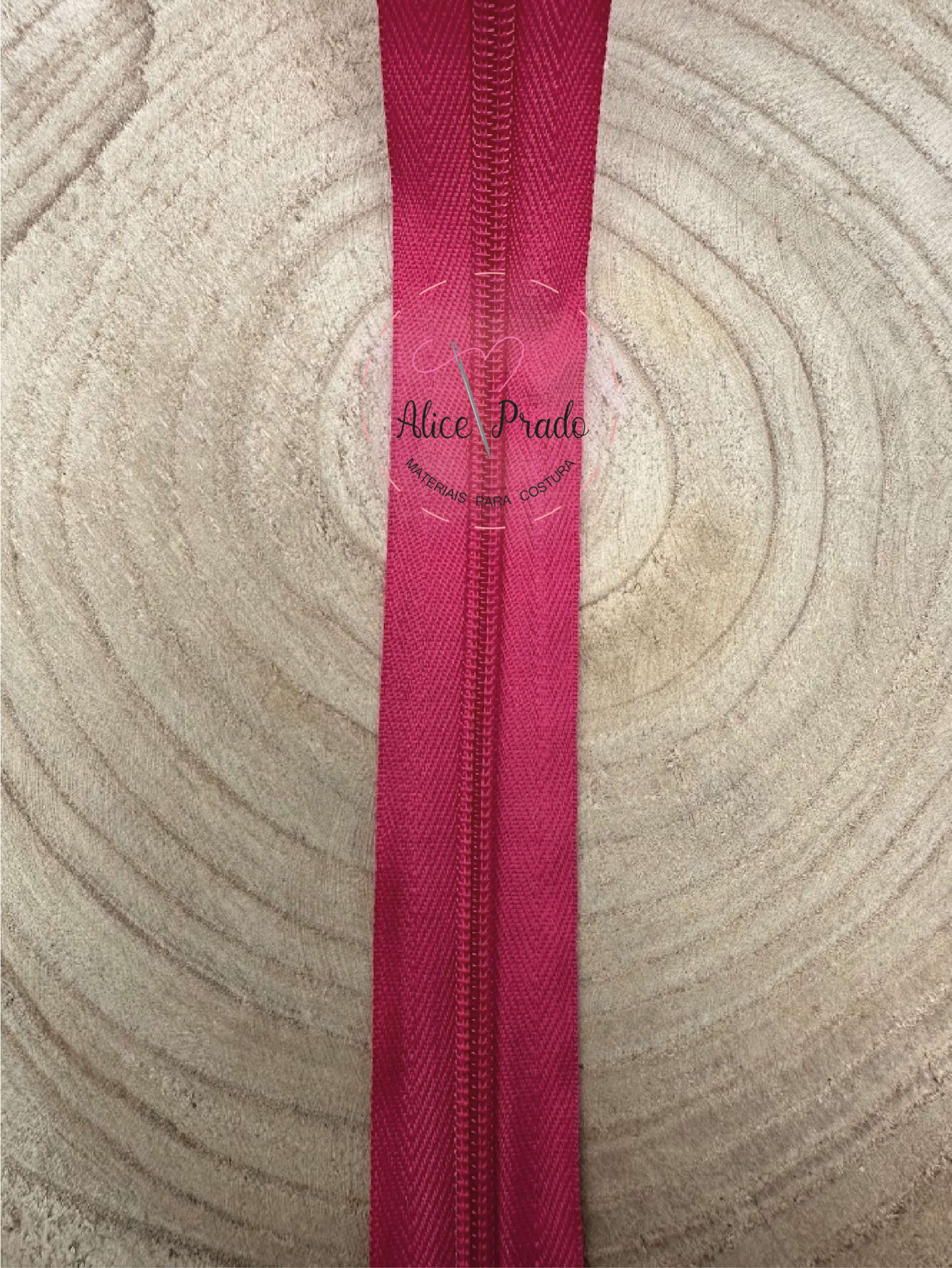 Zíper malha nº5 cor Fuscia