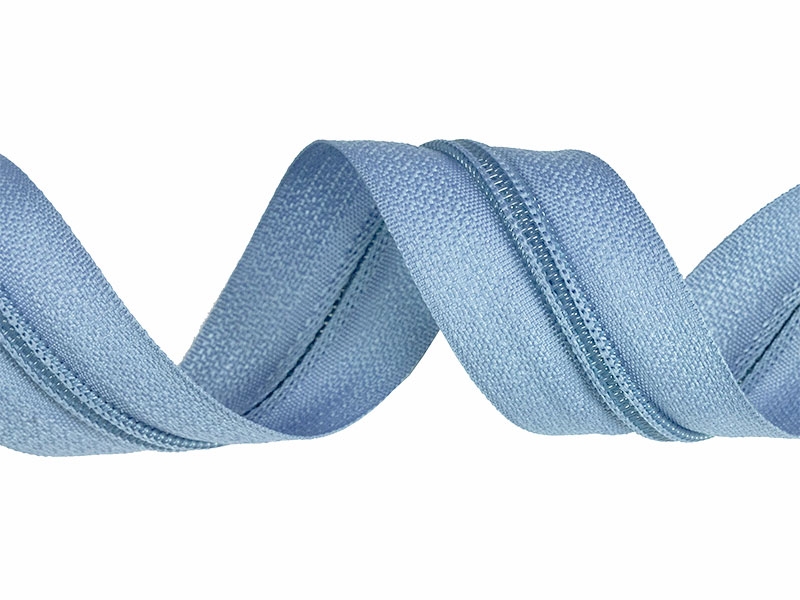 Zíper malha nº5 azul claro