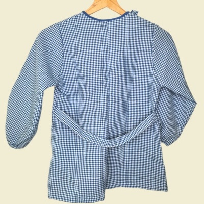 Bata escolar menino azul