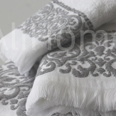 Toalhas de Banho de Franjas Branco