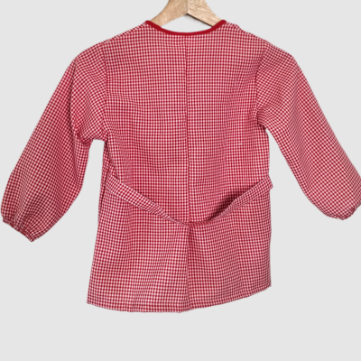 Bata escolar menino vermelha