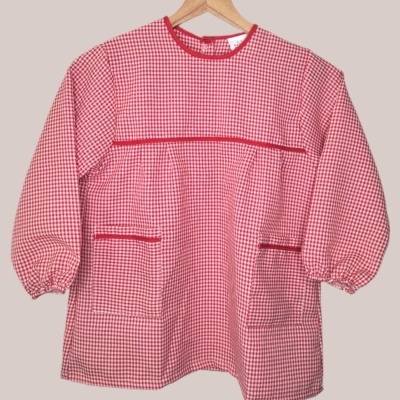 Bata escolar menina vermelha