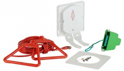 EZ.127.8661S - Botão WC IP66 com cancelamento