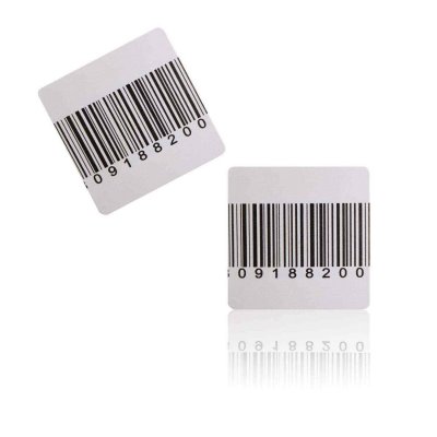 Alarme de rádio frequência adesivo 4X3 desativável