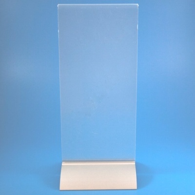 Porta-Menus de Mesa com Base Alumínio | Vertical