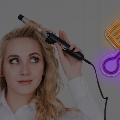 NeonLED | Tesoura e Pente