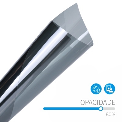 80% Opacidade | Espelhado PRATA