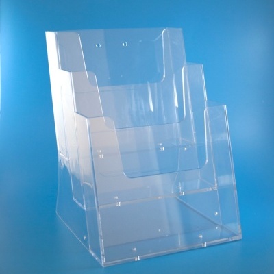 Expositor Folhetos de Mesa | 3 Níveis Expositor Folhetos de Mesa | 3 Níveis