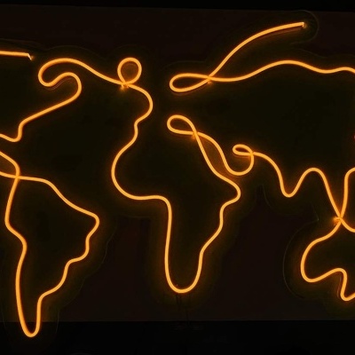 NeonLED | Mapa Mundo
