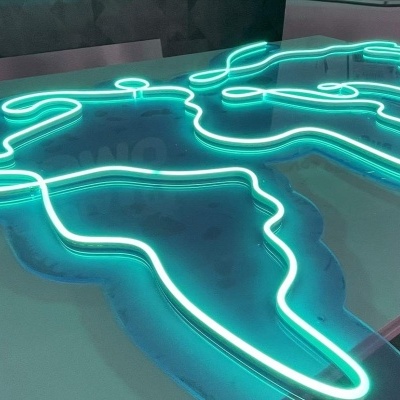 NeonLED | Mapa Mundo