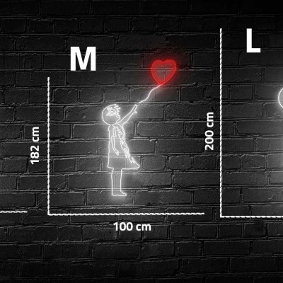 NeonLED | Bansky | Balloon Girl NeonLED | Bansky | Balloon Girl