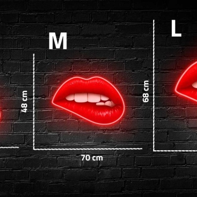 NeonLED | Acrílico Impresso Lábios
