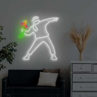 NeonLED | Bansky | Flower Thrower
