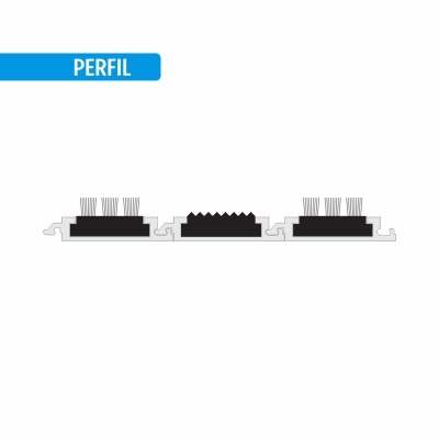 Tapete Esteira de Alumínio | Com Borracha + Escova