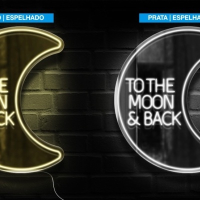 NeonLED | Espelho | To the Moon & Back